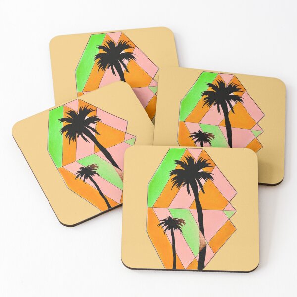 Item preview, Sunset Palm Trees designed and sold by JessBraceyArt.