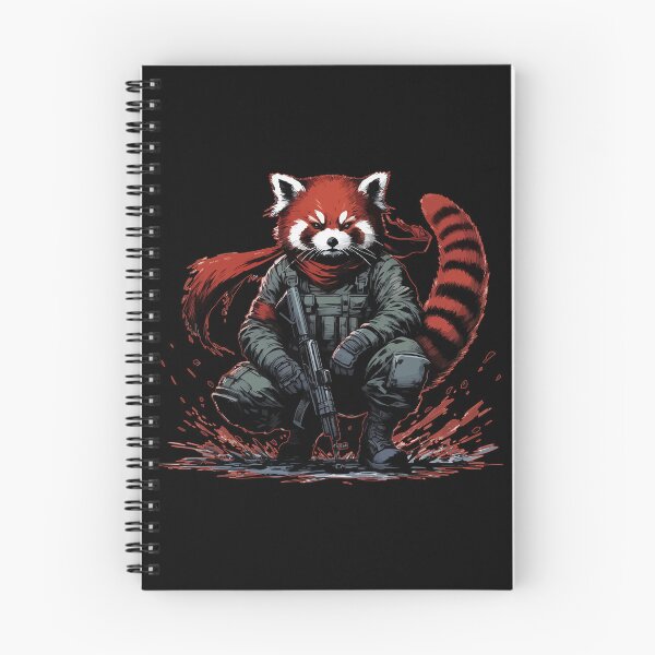 Item preview, Cool Red Panda Soldier designed and sold by TomFrontierArt.