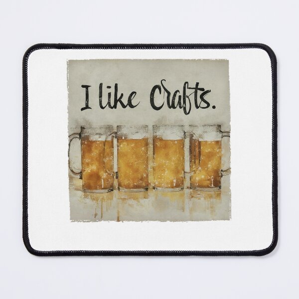 Item preview, I like crafts funny beer lovers retro design designed and sold by cocochi.
