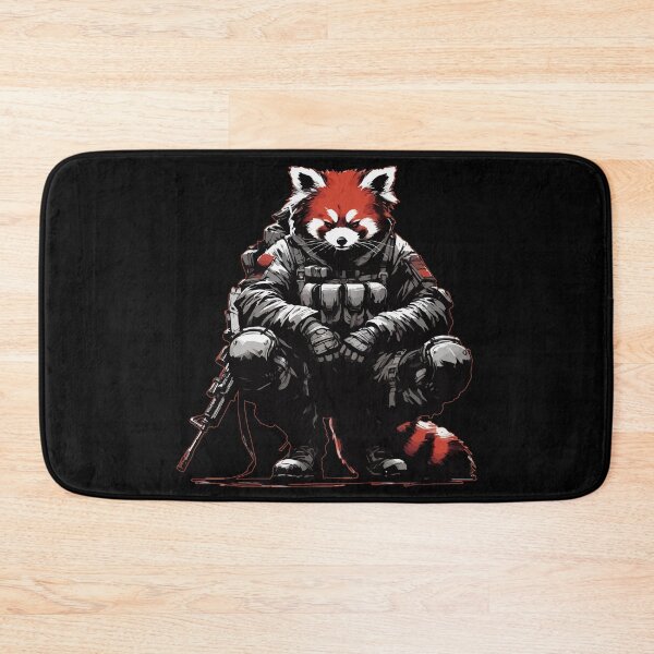 Item preview, Cool Red Panda Soldier Army designed and sold by TomFrontierArt.