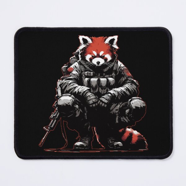 Item preview, Cool Red Panda Soldier Army designed and sold by TomFrontierArt.