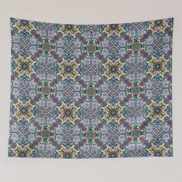 Artikelvorschau, Alhambra - Fliese 2 - blaue Variante entworfen und verkauft von JoseYeste.
