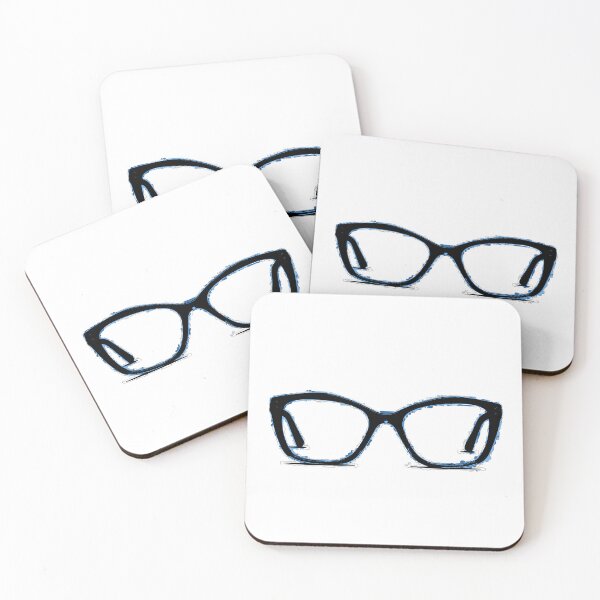 Item preview, Eyeglass Frame Fun Fine Art, Black and Blue designed and sold by WD-Artist.