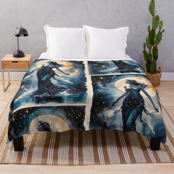Item preview, Magical Moon Goddess in Fantasy Night Sky designed and sold by ByteyCreatives.