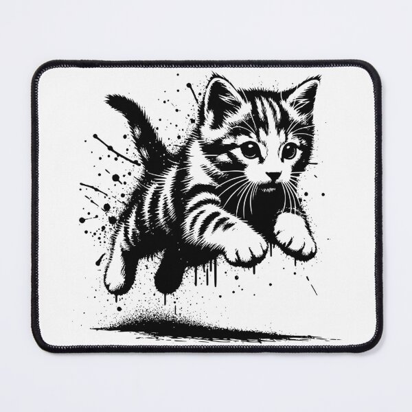Item preview, Jumping little kitten designed and sold by KaitoArtDesigns.