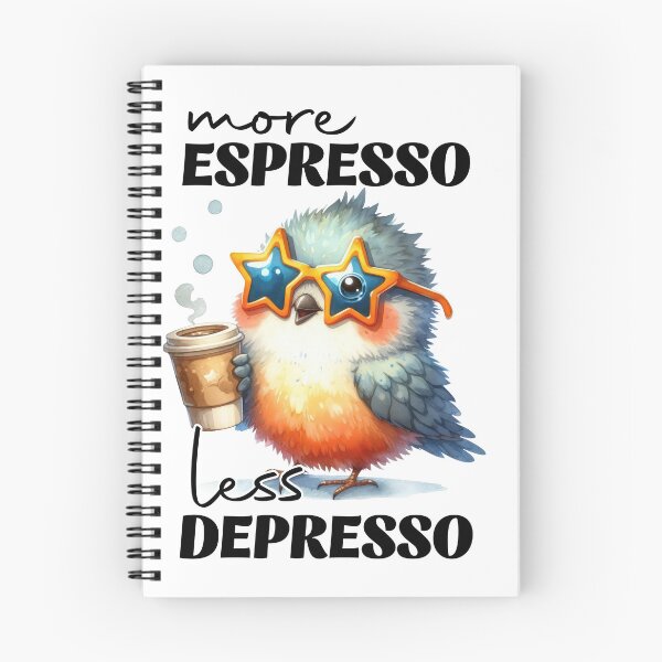 Item preview, More Espresso Less Depresso designed and sold by Eiwaprints.