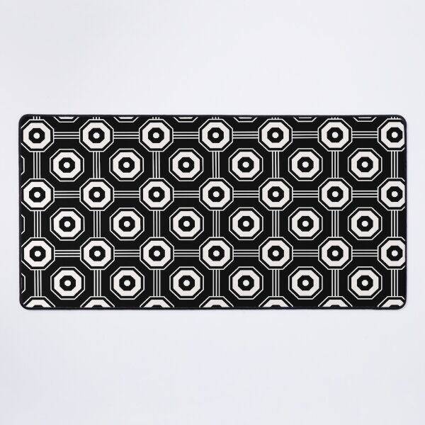 Item preview, Black White Geometric Octagon Pattern Design designed and sold by PatternTitan.