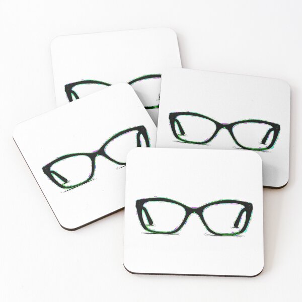Item preview, Eyeglass Frame Fun Art - Black, Green, and Pink designed and sold by WD-Artist.