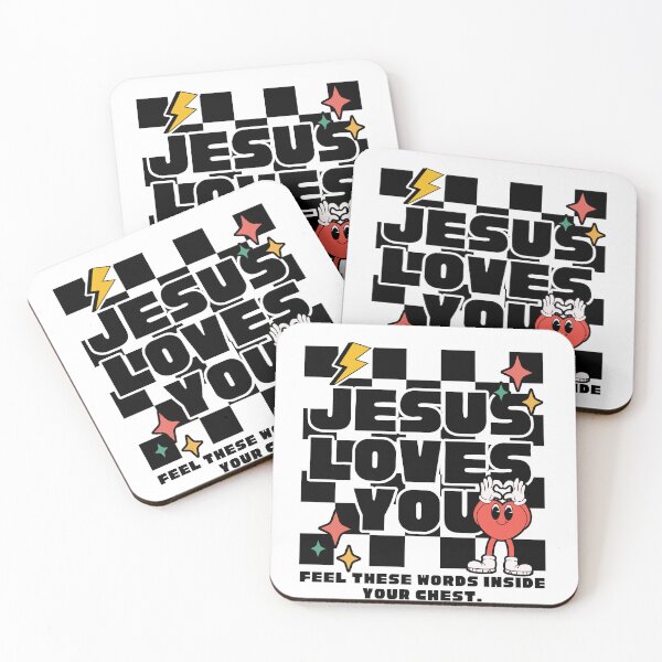 Item preview, Retro Jesus Loves You Christian Quote, Men's Retro Bible Verse ,Women's Christian Gospel Quotes, Inspirational Christian Woman Design designed and sold by mattlee20.