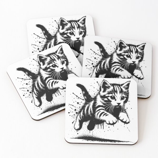 Item preview, Jumping little kitten designed and sold by KaitoArtDesigns.