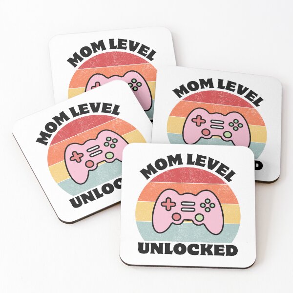Item preview, Mom Level - Unlocked: The Ultimate Motherhood Achievement designed and sold by Colorful-Garden.
