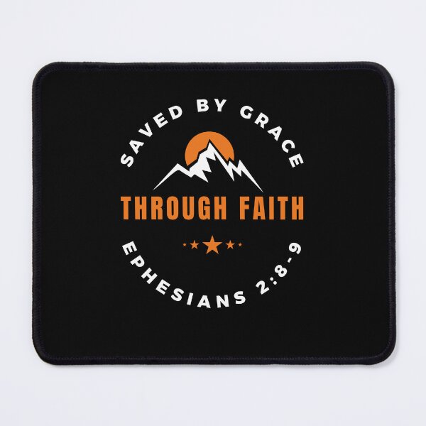 Item preview, Retro Saved By Grace Through Faith Bible Verse, Men's Retro Bible Verse ,Women's Christian Gospel Quotes, Inspirational Christian Woman Design designed and sold by mattlee20.