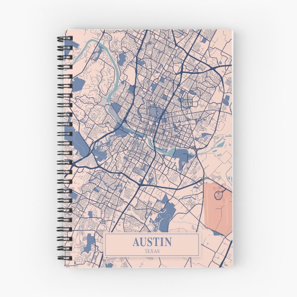 Item preview, Austin City Map designed and sold by Peek-Designs.