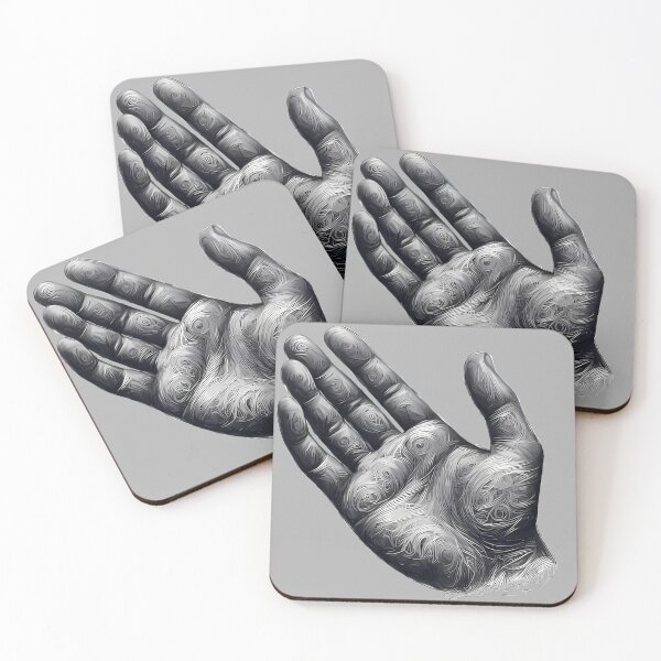 Item preview, Detailed Scribble Art of a Human Hand designed and sold by beyazart.