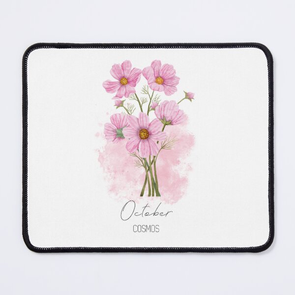 Item preview, October birth flower, Cosmos flower, pink cosmos, October Birthday designed and sold by lagunaklein.