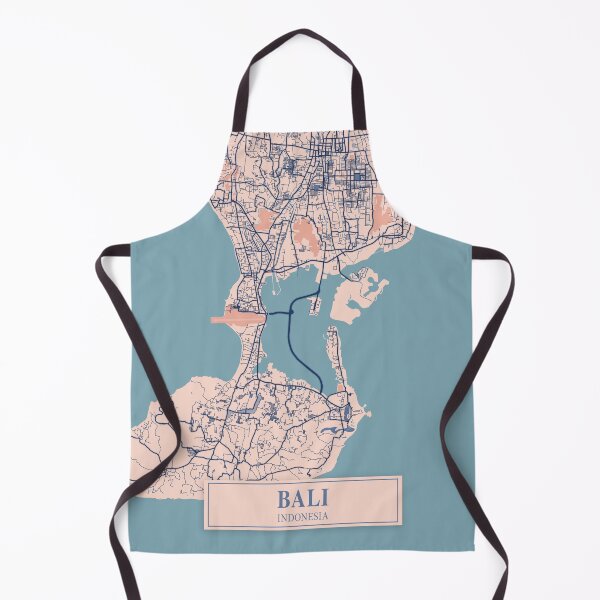 Item preview, Bali City Map designed and sold by Peek-Designs.