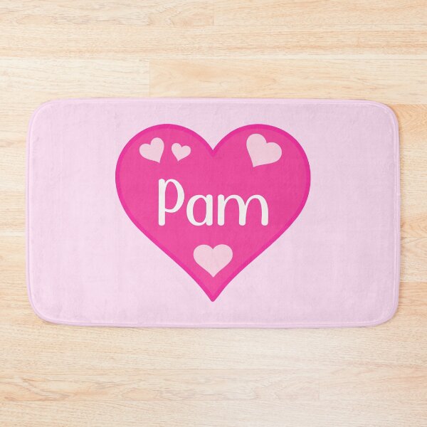 Item preview, Pam Name Pink Heart  designed and sold by Jeallan Designs.