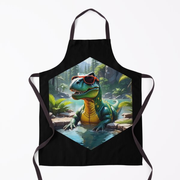 Item preview, Cool T-Rex at Hot Spring designed and sold by AbsoluteA.