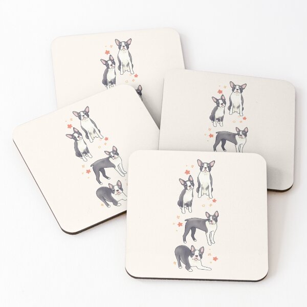 Item preview, boston terrier dogs designed and sold by Artofmayara.