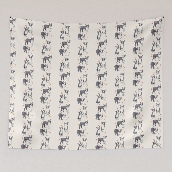 Item preview, boston terrier dogs designed and sold by Artofmayara.