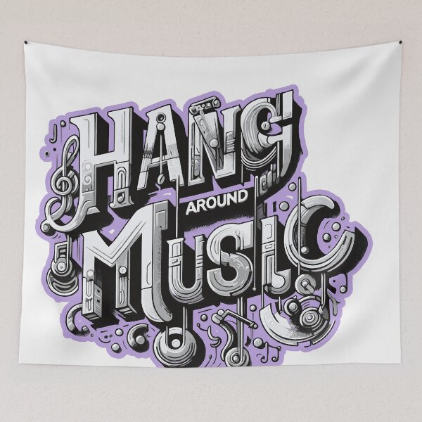 Item preview, Rumhänger Music Logo Pink designed and sold by Salimgor Hangaround Music.