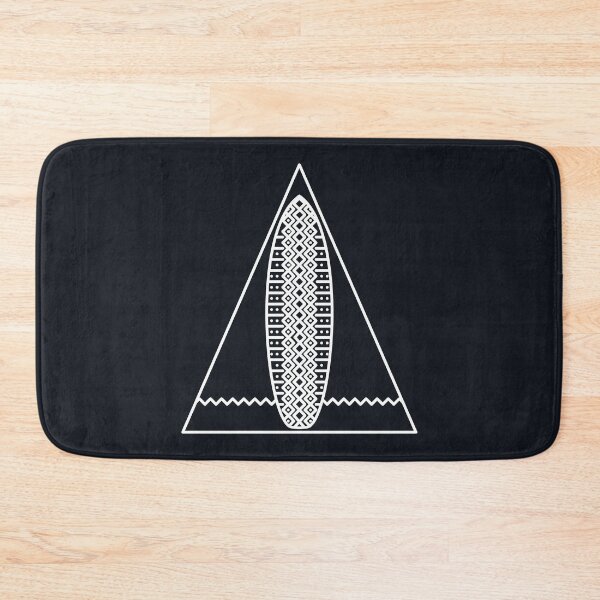 Item preview, Surf Triangle (monochrome white) designed and sold by TomiAx.