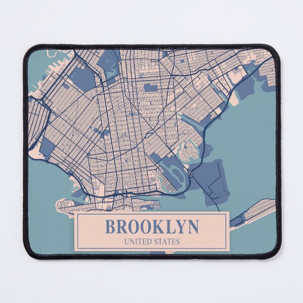 Item preview, Brooklyn City Map designed and sold by Peek-Designs.