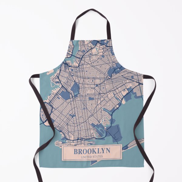 Item preview, Brooklyn City Map designed and sold by Peek-Designs.