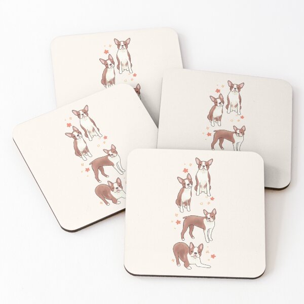 Item preview, Cute boston terrier dogs designed and sold by Artofmayara.
