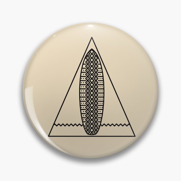 Artikelvorschau, Surf Triangle (monochromes Schwarz) entworfen und verkauft von TomiAx.