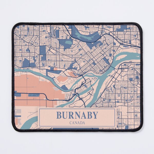 Item preview, Burnaby City Map designed and sold by Peek-Designs.