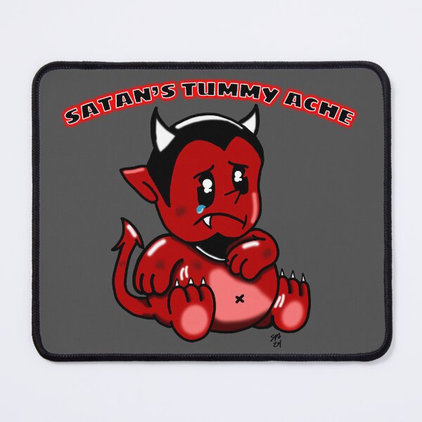 Item preview, Satan's Tummy Ache designed and sold by TheDevilDogg.