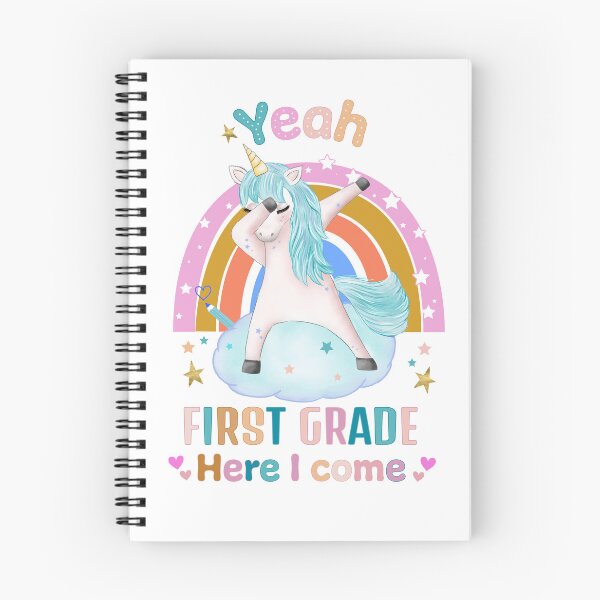 Item preview, School enrollment beginning of school unicorn schoolchild 2024 first grade school designed and sold by Sandra Brezina.