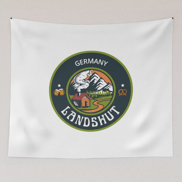 Item preview, Landshut Germany Green Emblem designed and sold by World Designs.