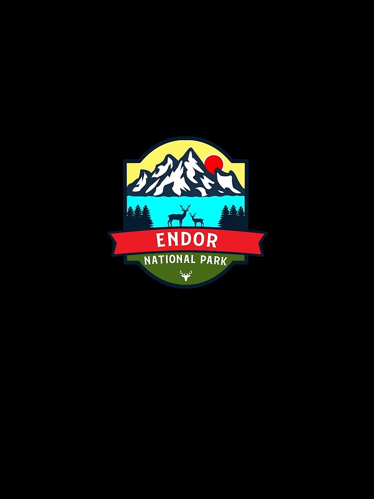 Imagen 5 de 5, Camiseta gráfica con la obra Parque Nacional Endor, diseñada y vendida por Nature-Book.