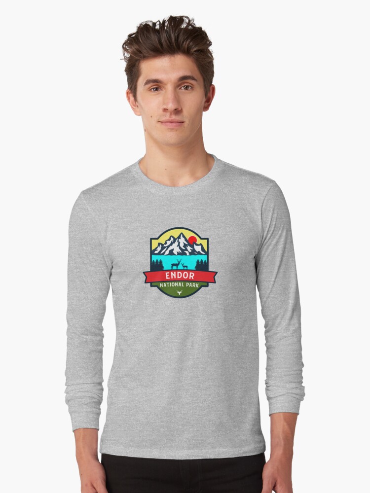 Imagen 1 de 5, Camiseta de manga larga con la obra Parque Nacional Endor, diseñada y vendida por Nature-Book.