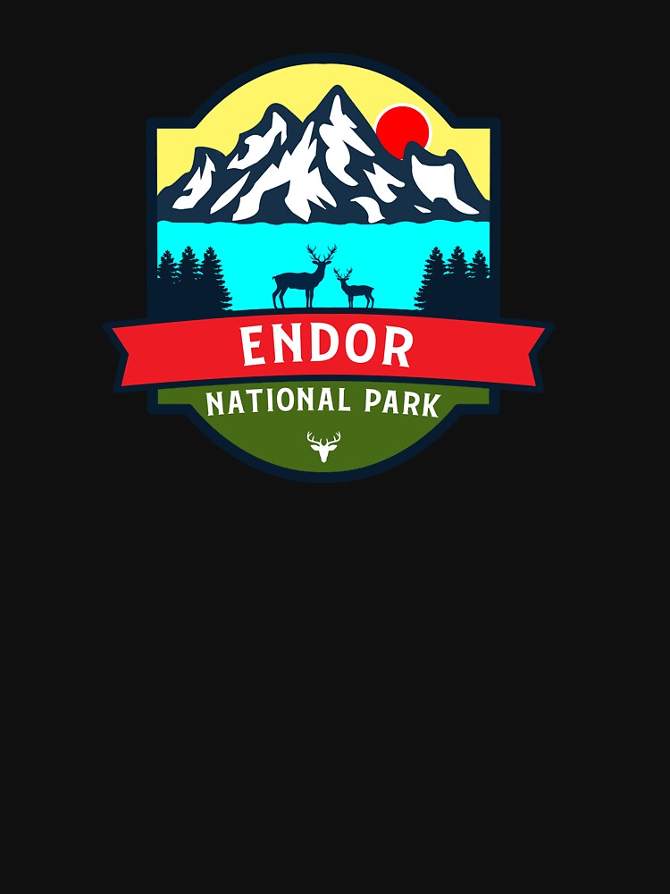Imagen 7 de 7, Camiseta deportiva con la obra Parque Nacional Endor, diseñada y vendida por Nature-Book.