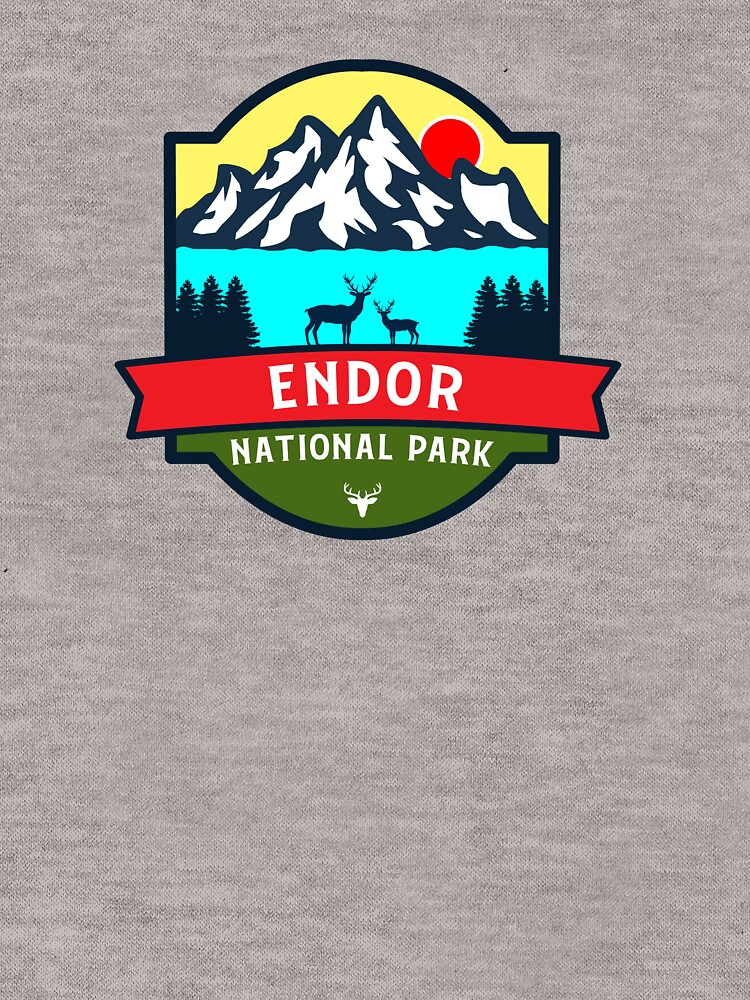 Imagen 7 de 7, Camiseta esencial con la obra Parque Nacional Endor, diseñada y vendida por Nature-Book.