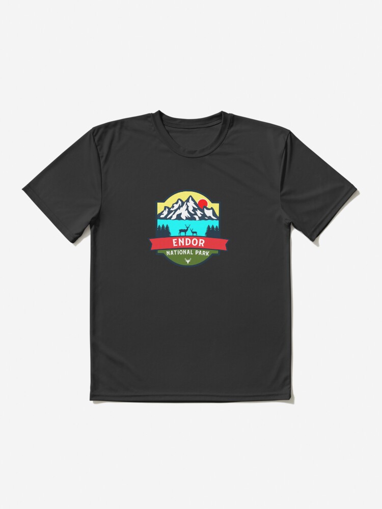 Imagen 2 de 7, Camiseta deportiva con la obra Parque Nacional Endor, diseñada y vendida por Nature-Book.