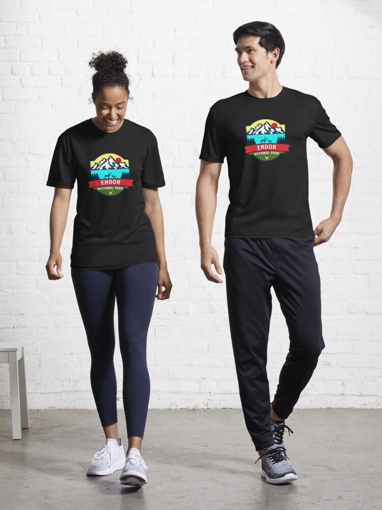 Imagen 1 de 7, Camiseta deportiva con la obra Parque Nacional Endor, diseñada y vendida por Nature-Book.