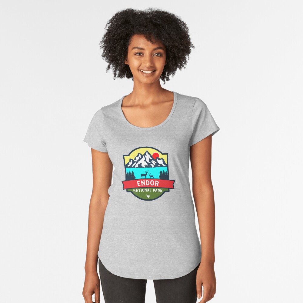 Vista previa del artículo con la obra «Camiseta premium de cuello ancho», diseñado y vendido por Nature-Book.