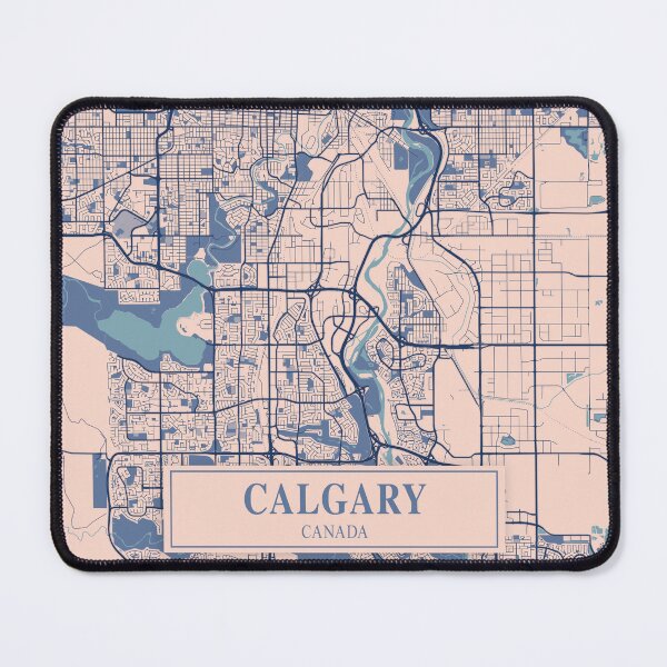 Item preview, Calgary City Map designed and sold by Peek-Designs.