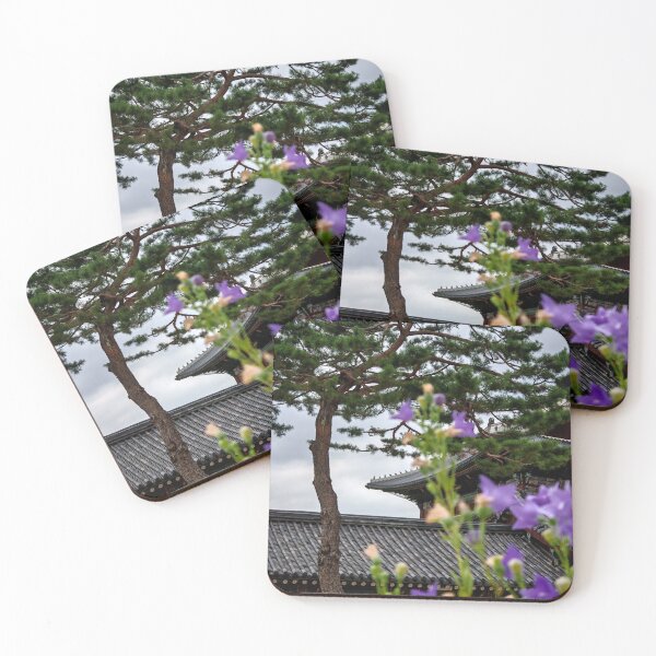 Item preview, Korean Palace Serenity: Trees and Purple Blooms designed and sold by ShiroiYozora.