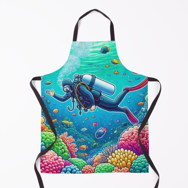Item preview, Buceo en arrecifes de coral designed and sold by Myra365Art.