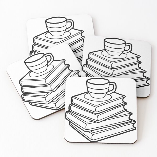Item preview, Books and Coffee  designed and sold by GraphicsClub.