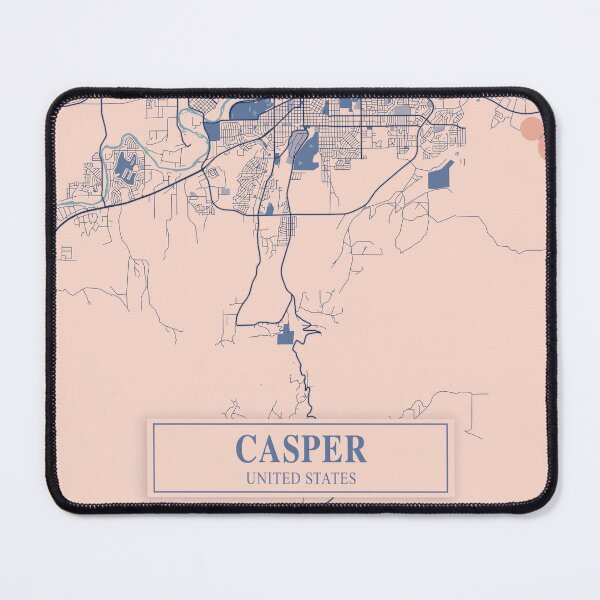 Item preview, Casper City Map designed and sold by Peek-Designs.