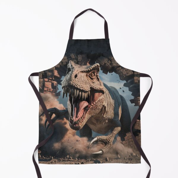 Item preview, Epic T-Rex Breakout - 3D Hyper-Realistic Dinosaur Wall Art designed and sold by blockshop.