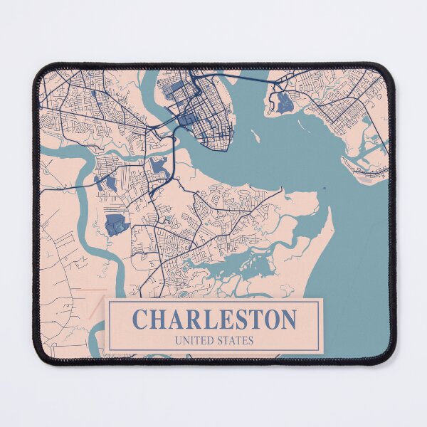 Item preview, Charleston City Map designed and sold by Peek-Designs.