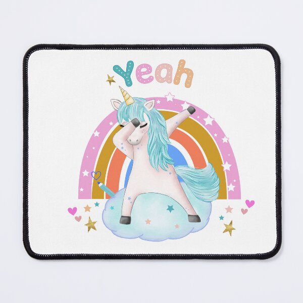 Item preview, Unicorn Rainbow Cloud Dancing with Glitter designed and sold by Sandra Brezina.