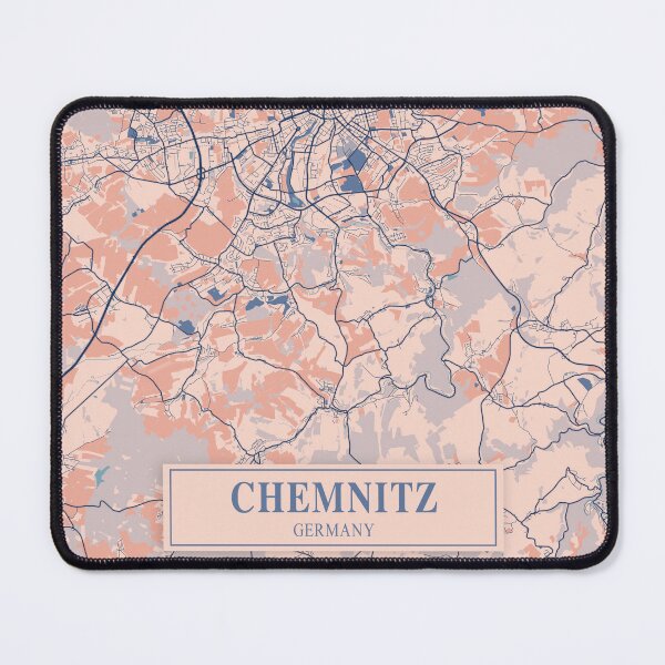 Item preview, Chemnitz City Map designed and sold by Peek-Designs.